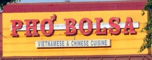 Pho Bolsa sign