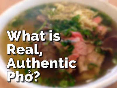 What is real authentic pho?