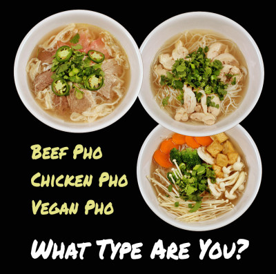 Beef pho, chicken pho, vegan pho: what pho type are you?