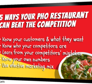 5 Ways Your Pho Restaurant Can Beat The Competition