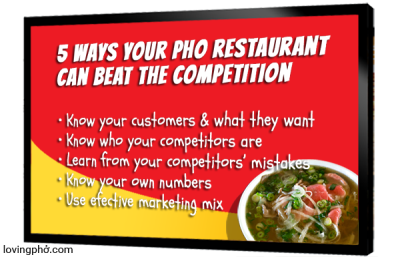 5 Ways Your Pho Restaurant Can Beat The Competition