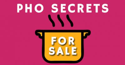 Pho secrets for sale