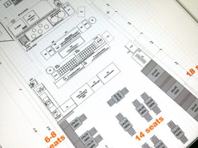 Properly designed pho restaurant floor plan