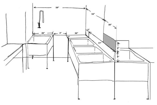 Drawing specs for ensuring fit in tight space