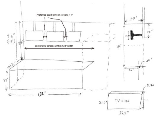 Draft front counter and digital menu mount design