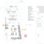 Pho restaurant 2-level floor plan layout Pho restaurant 2-level floor plan layout